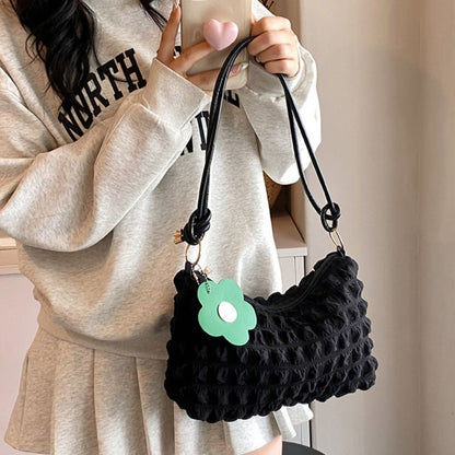 PU Foreign Style Women Fresh Bubble Armpit Bag