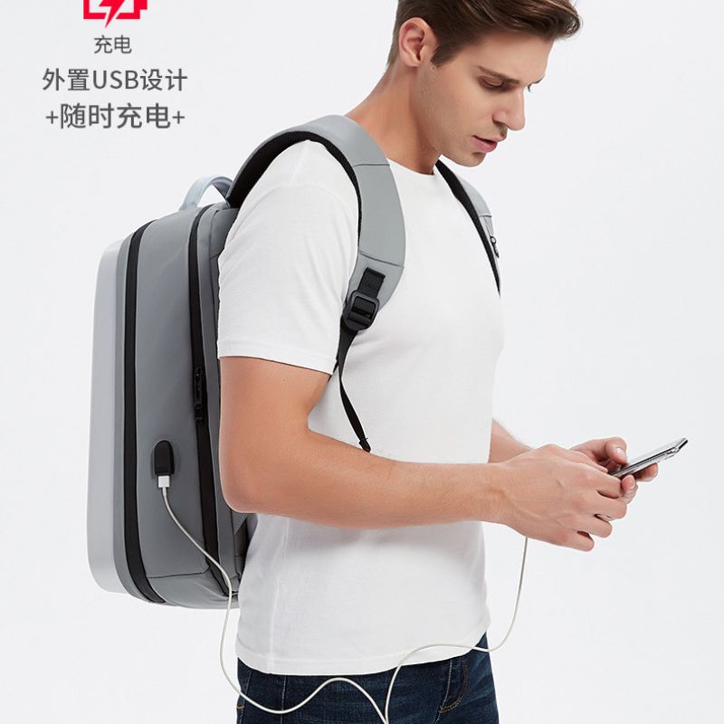 Premium 17-Inch ABS Hard Case Laptop Backpack For Travel & Business