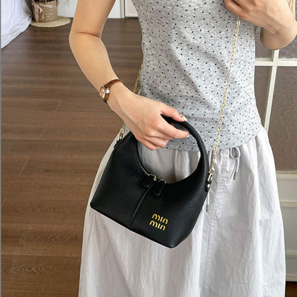 Luxury Patent Leather Dumpling Bag – Retro Style Women's Fashion Handbag