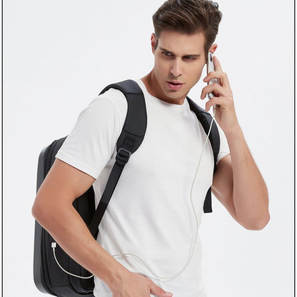 Premium 17-Inch ABS Hard Case Laptop Backpack For Travel & Business