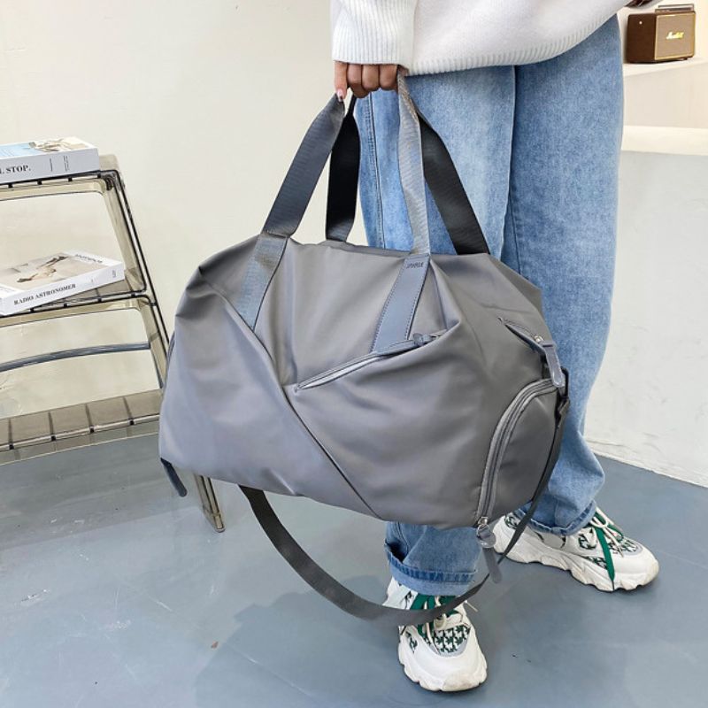 Wet & Dry Separation Travel Duffel Bag  Handheld Gym & Weekend Bag For Men & Women