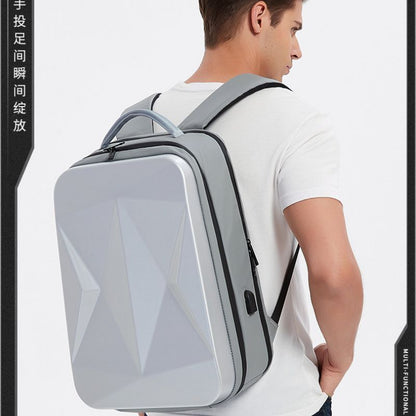 Premium 17-Inch ABS Hard Case Laptop Backpack For Travel & Business