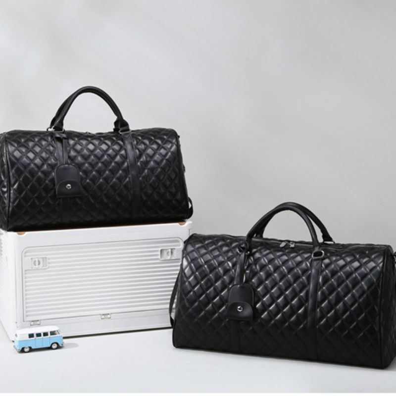 Elegant Quilted Carry-On Travel Bag – Large Capacity Weekend & Travel