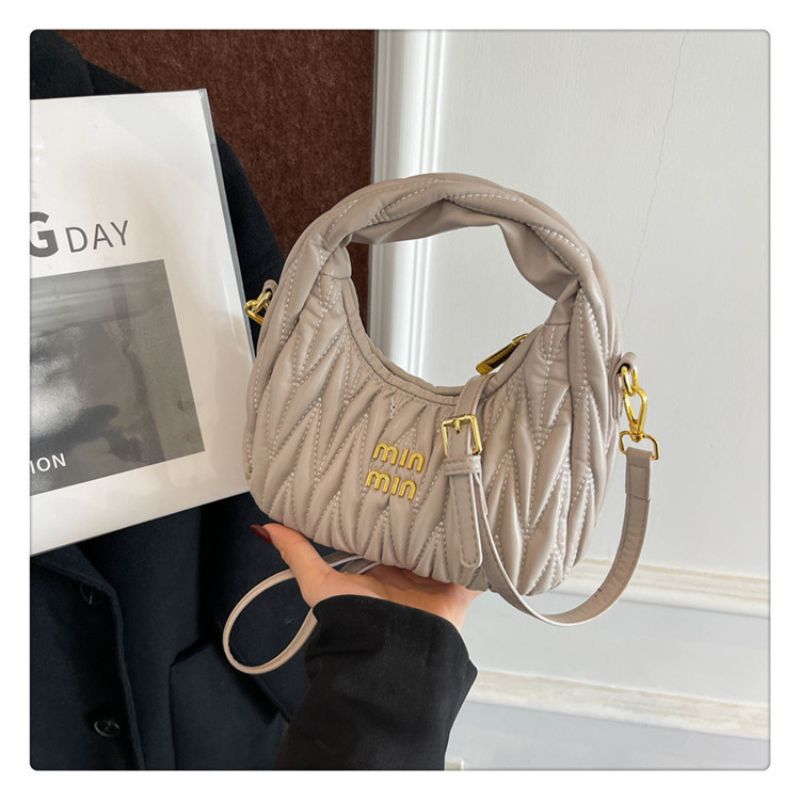 Elegant Diamond Quilted Women's Shoulder & Crossbody Handbag For Women