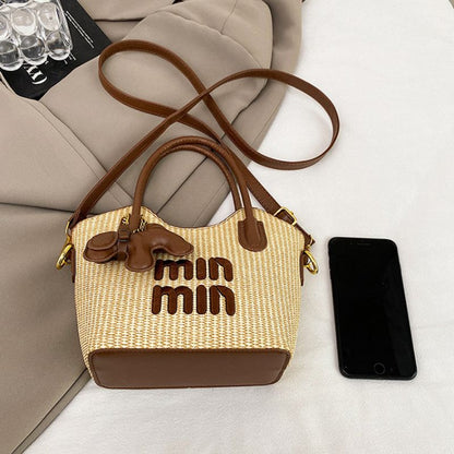 Premium Straw Woven Mini Bag – Stylish Beach & Resort Handbag