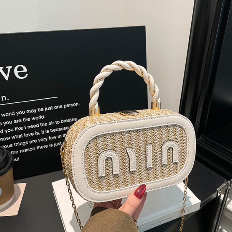 Trendy Modern Letter Small Square Letter Crossbody Bag