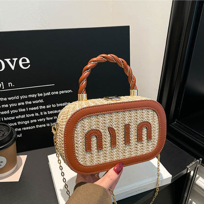 Trendy Modern Letter Small Square Letter Crossbody Bag