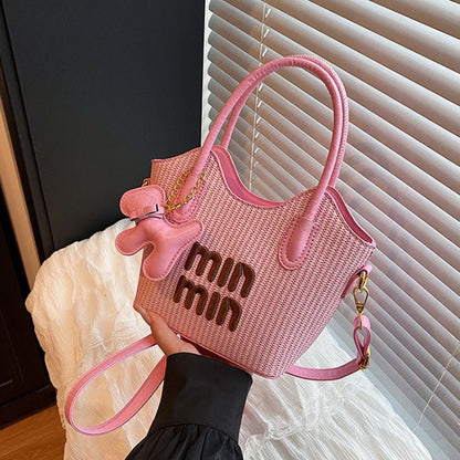 Premium Straw Woven Mini Bag – Stylish Beach & Resort Handbag