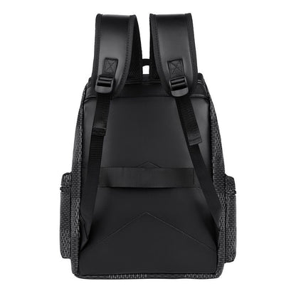 Fashion Leather Backpack With Buckle Flap Closure for Work, Travel & College