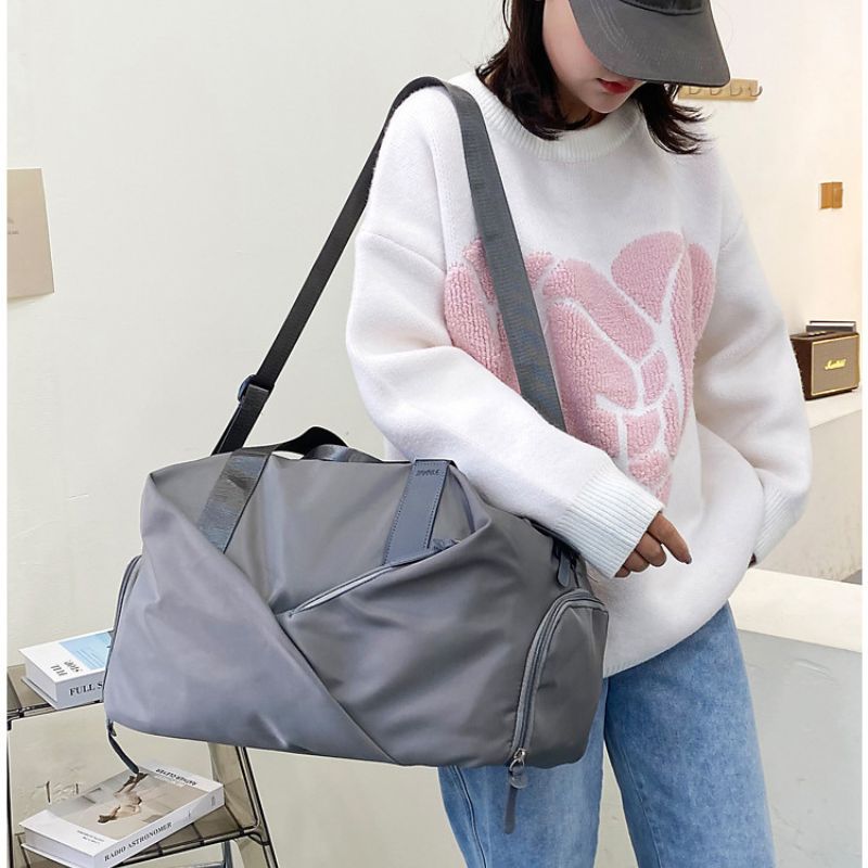 Wet & Dry Separation Travel Duffel Bag  Handheld Gym & Weekend Bag For Men & Women