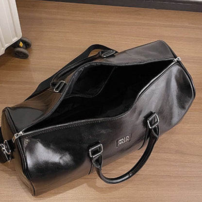 Premium Waterproof PU Horizontal Travel Bag – Large Capacity Weekend Duffle