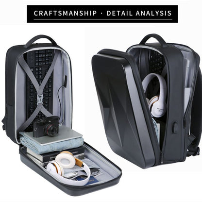 Premium 17-Inch ABS Hard Case Laptop Backpack For Travel & Business