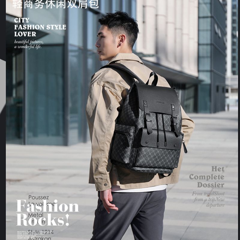 Premium Everyday Leather Backpack for Men & Women - 43*28 cm