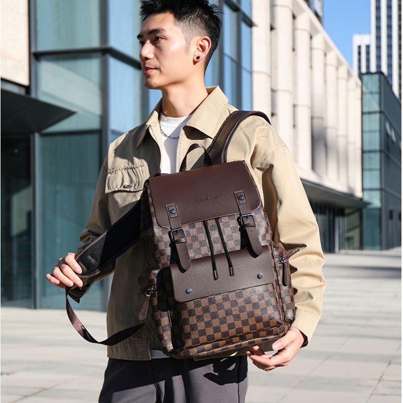 Premium Everyday Leather Backpack for Men & Women - 43*28 cm