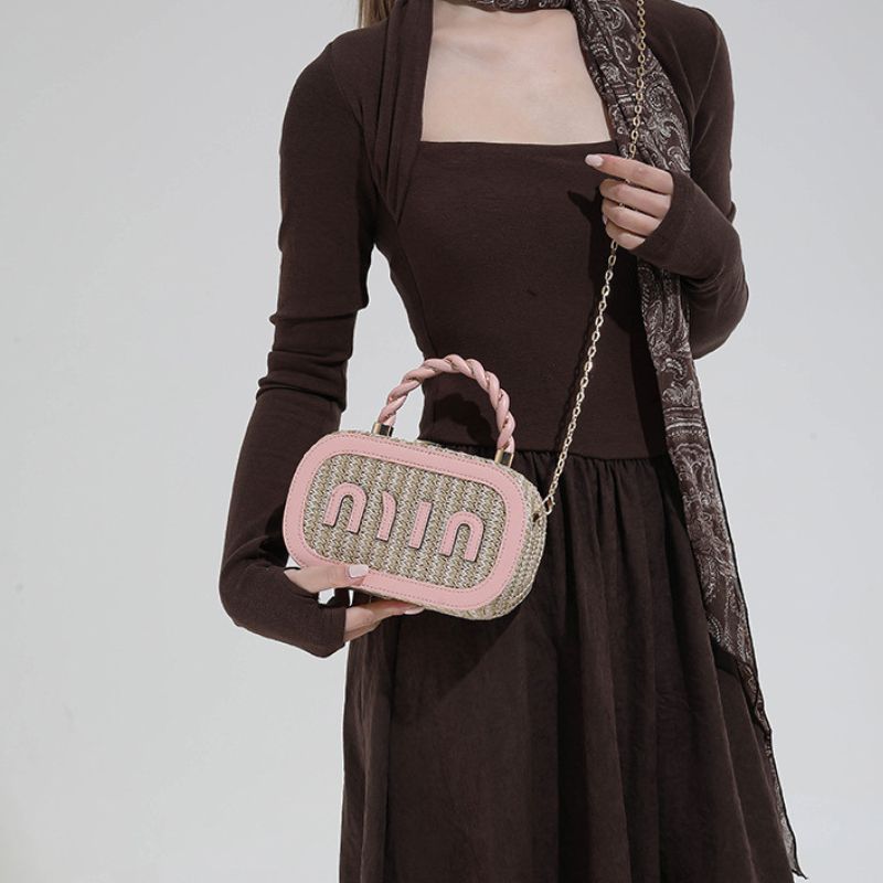 Trendy Modern Letter Small Square Letter Crossbody Bag