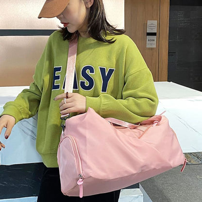 Wet & Dry Separation Travel Duffel Bag  Handheld Gym & Weekend Bag For Men & Women