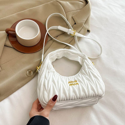 Elegant Diamond Quilted Women's Shoulder & Crossbody Handbag For Women