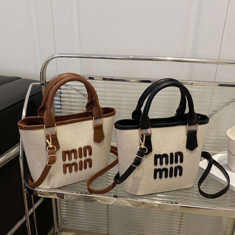 Trendy Women's Retro Bucket Handbag Versatile Large Capacity Shoulder Bag