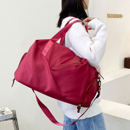 Wet & Dry Separation Travel Duffel Bag  Handheld Gym & Weekend Bag For Men & Women