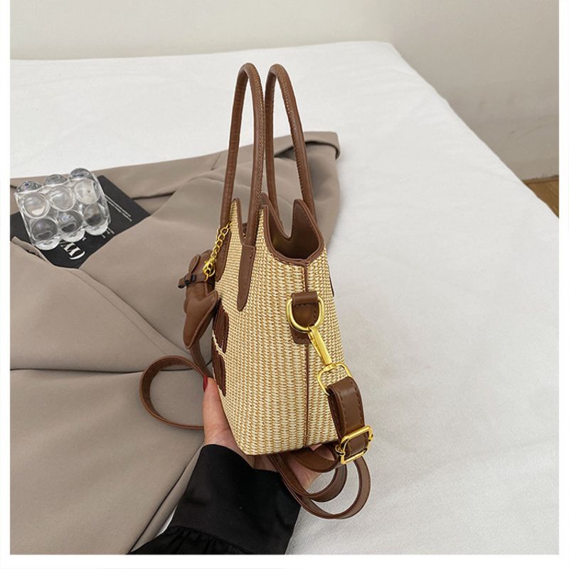 Premium Straw Woven Mini Bag – Stylish Beach & Resort Handbag