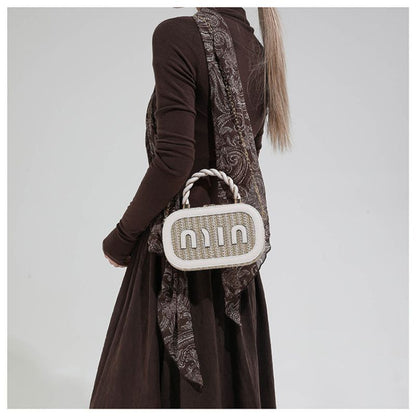 Trendy Modern Letter Small Square Letter Crossbody Bag
