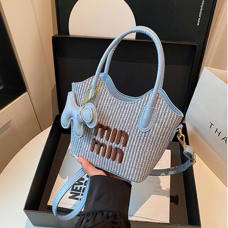 Premium Straw Woven Mini Bag – Stylish Beach & Resort Handbag