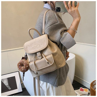New Stylish Retro Suede Backpack For Women – Vintage Travel & Everyday Bag